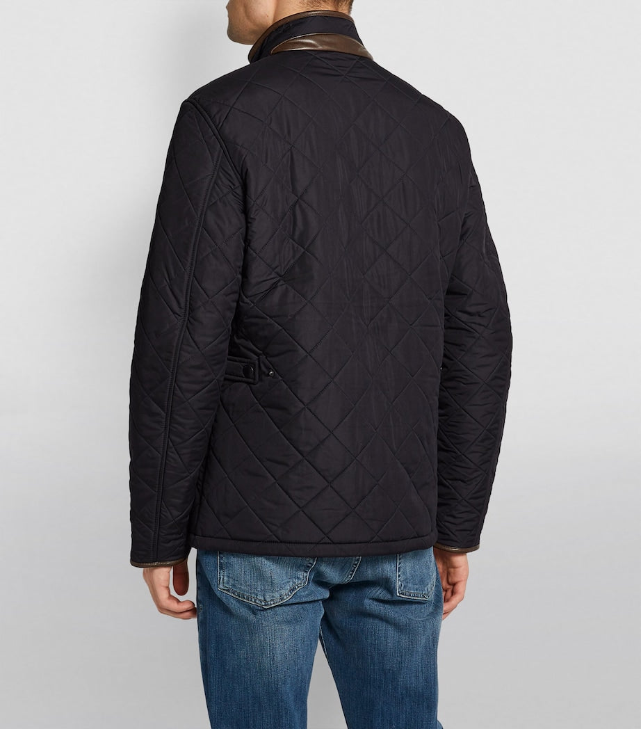 Navy Quilted Powell Jacket