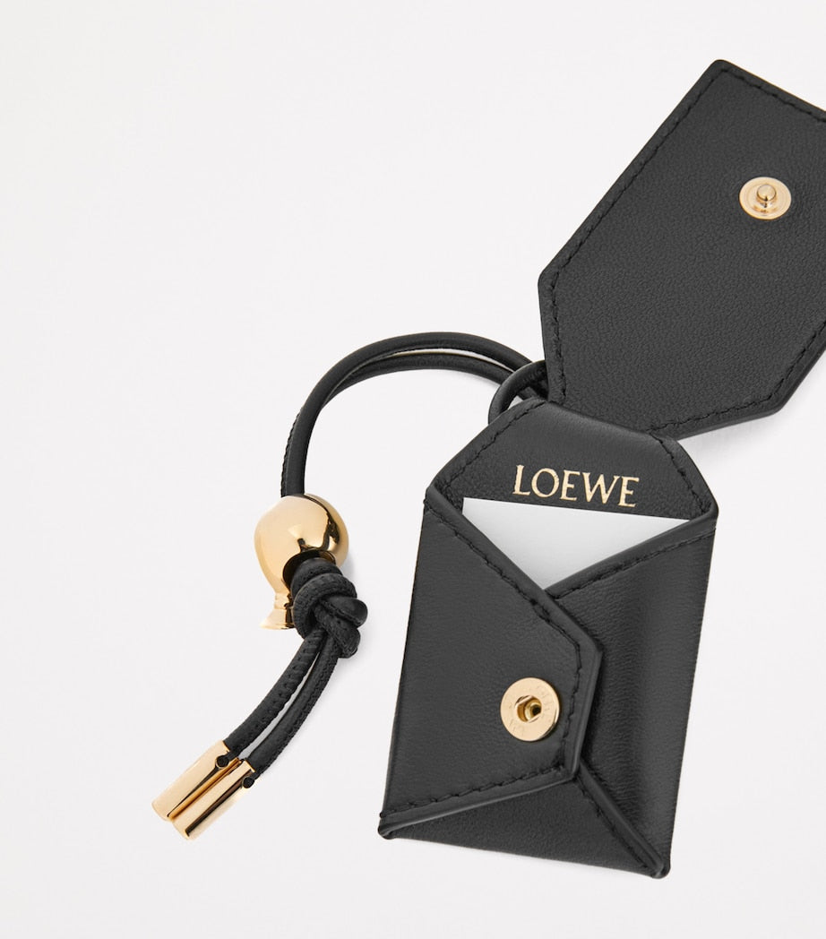 LOEWE Black Small Leather Featherlight Puzzle Top-Handle Bag