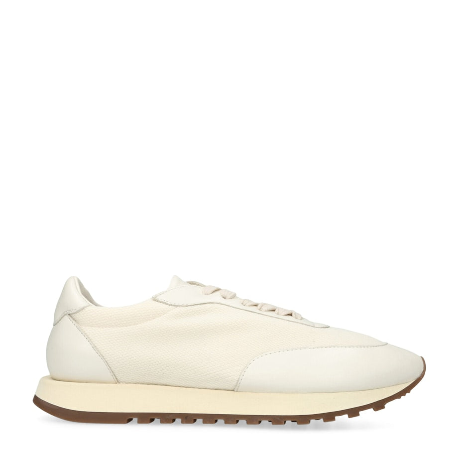 The Row White Owen Runner Sneakers