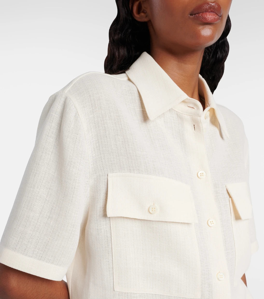 Loro Piana - Shirley linen crêpe shirt