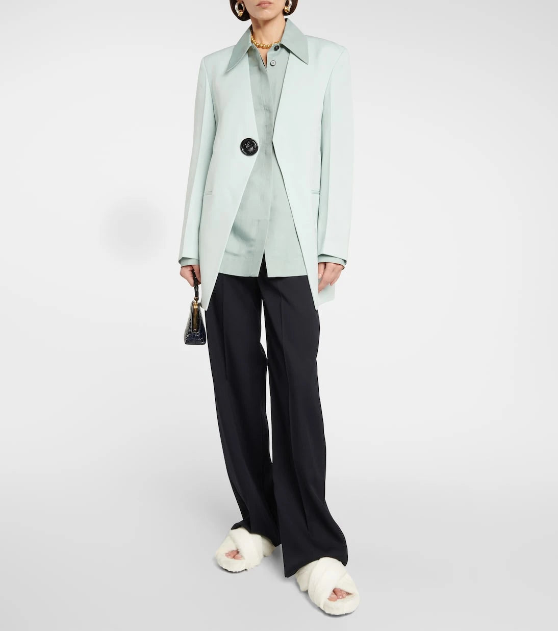 Jil Sander - Shearling sandals