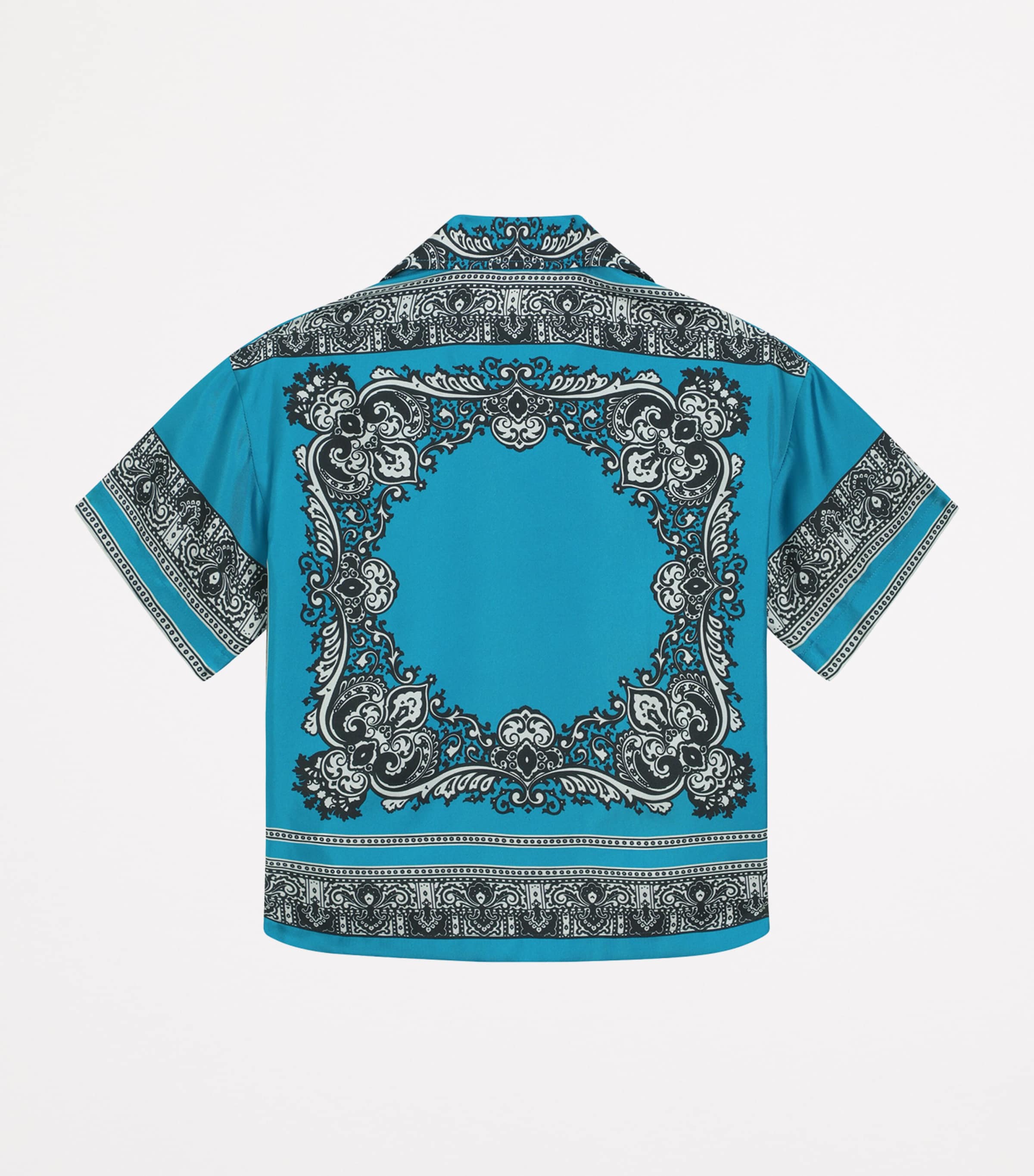 Dolce & Gabbana Kids Silk Bandana Print Shirt (8-12+ Years)