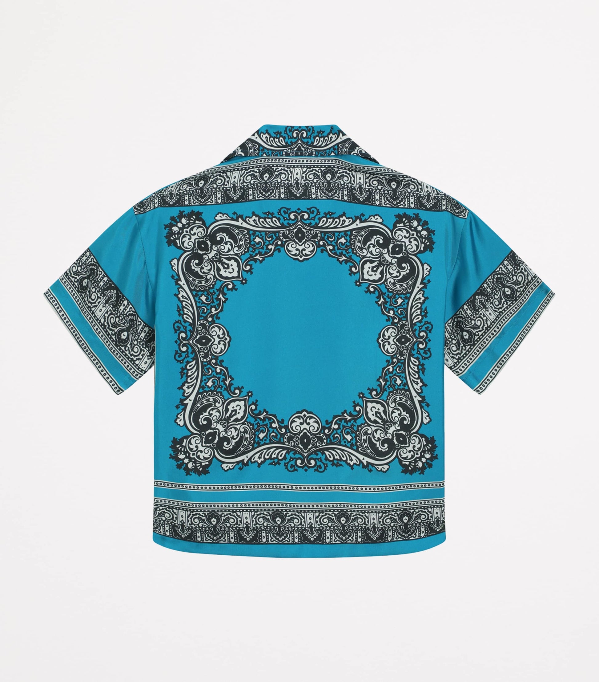 Dolce & Gabbana Kids Silk Bandana Print Shirt (8-12+ Years)