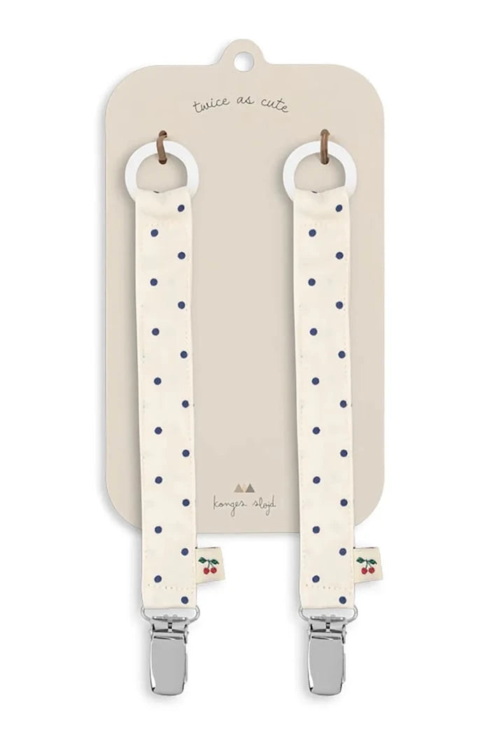 Каишка за биберон Konges Sløjd PACIFIER STRAP (2 броя)