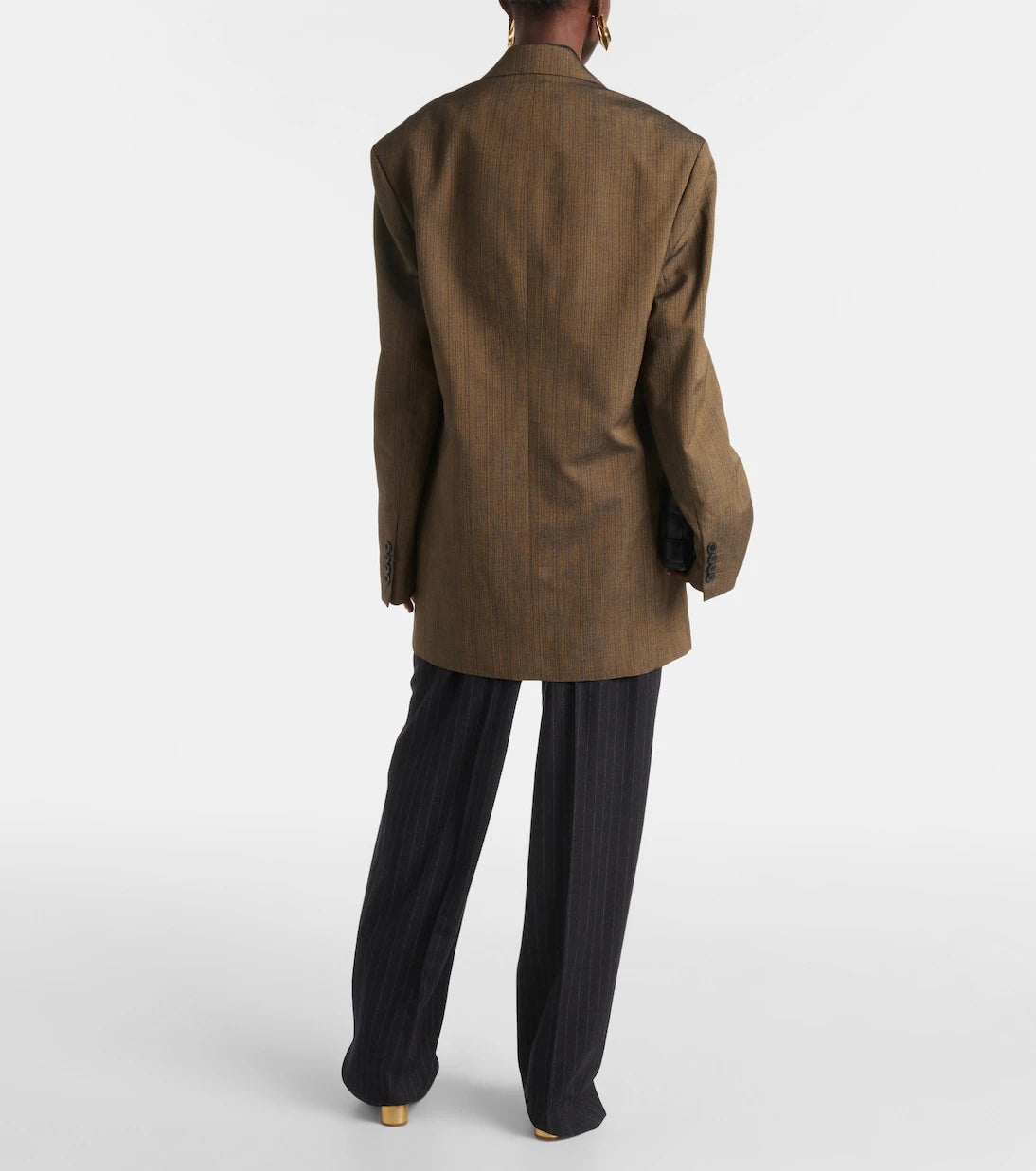 Dries Van Noten - Double-breasted cotton-blend blazer