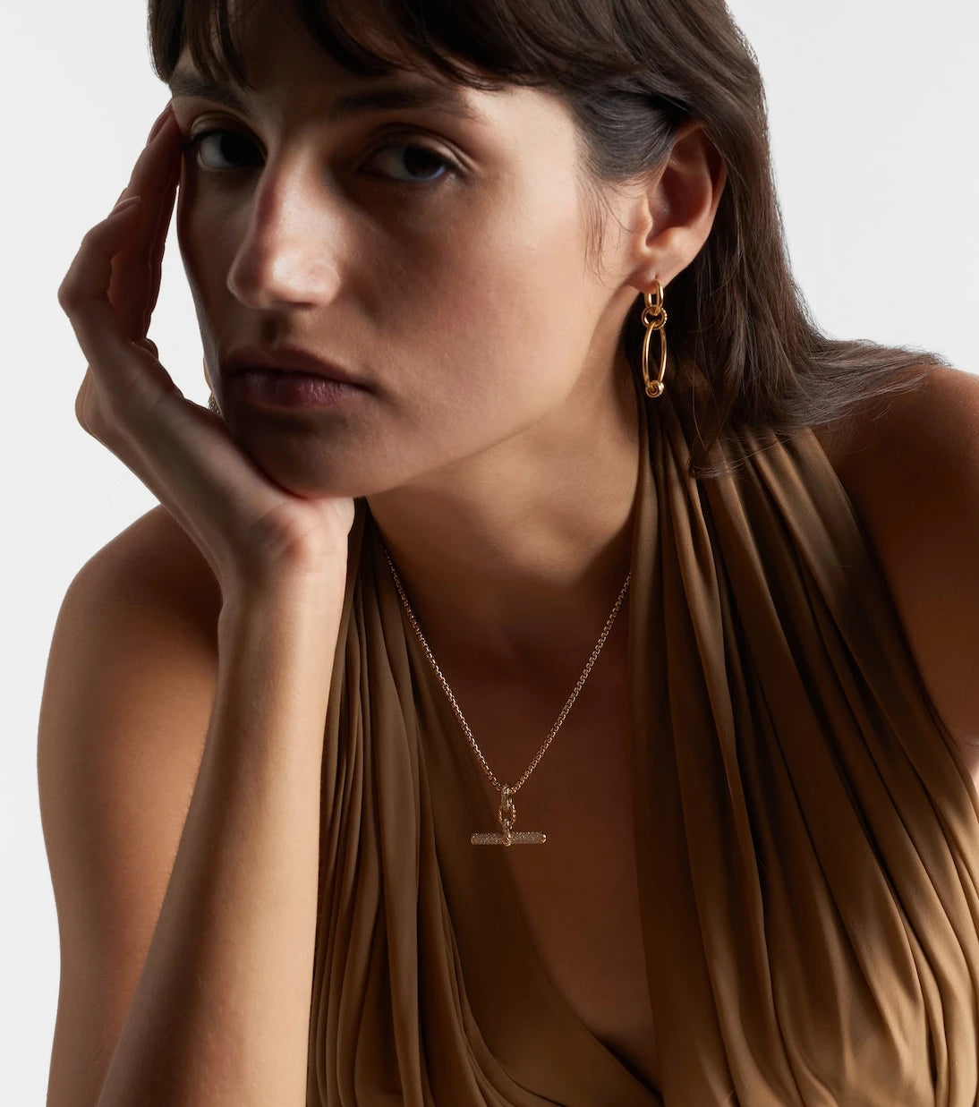 David Yurman - قلادة DY Madison® من الذهب عيار 18 قيراطًا مرصعة بالألماس