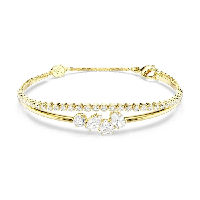 Swarovski kadın altın kaplama zirkonlu bileklik MESMERA