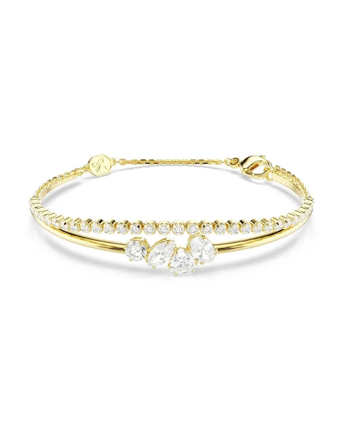 Swarovski kadın altın kaplama zirkonlu bileklik MESMERA