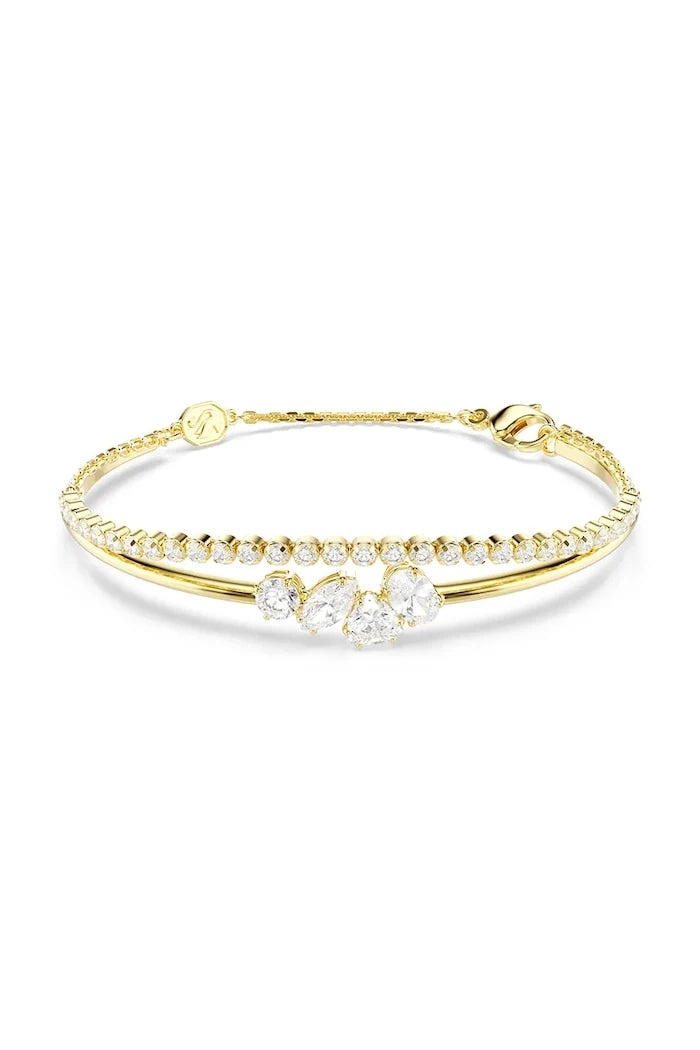 Swarovski kadın altın kaplama zirkonlu bileklik MESMERA