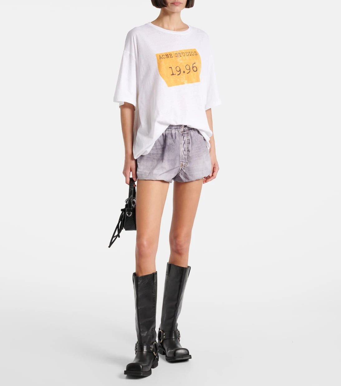 Acne Studios - Trompe l'œil pamuk şort