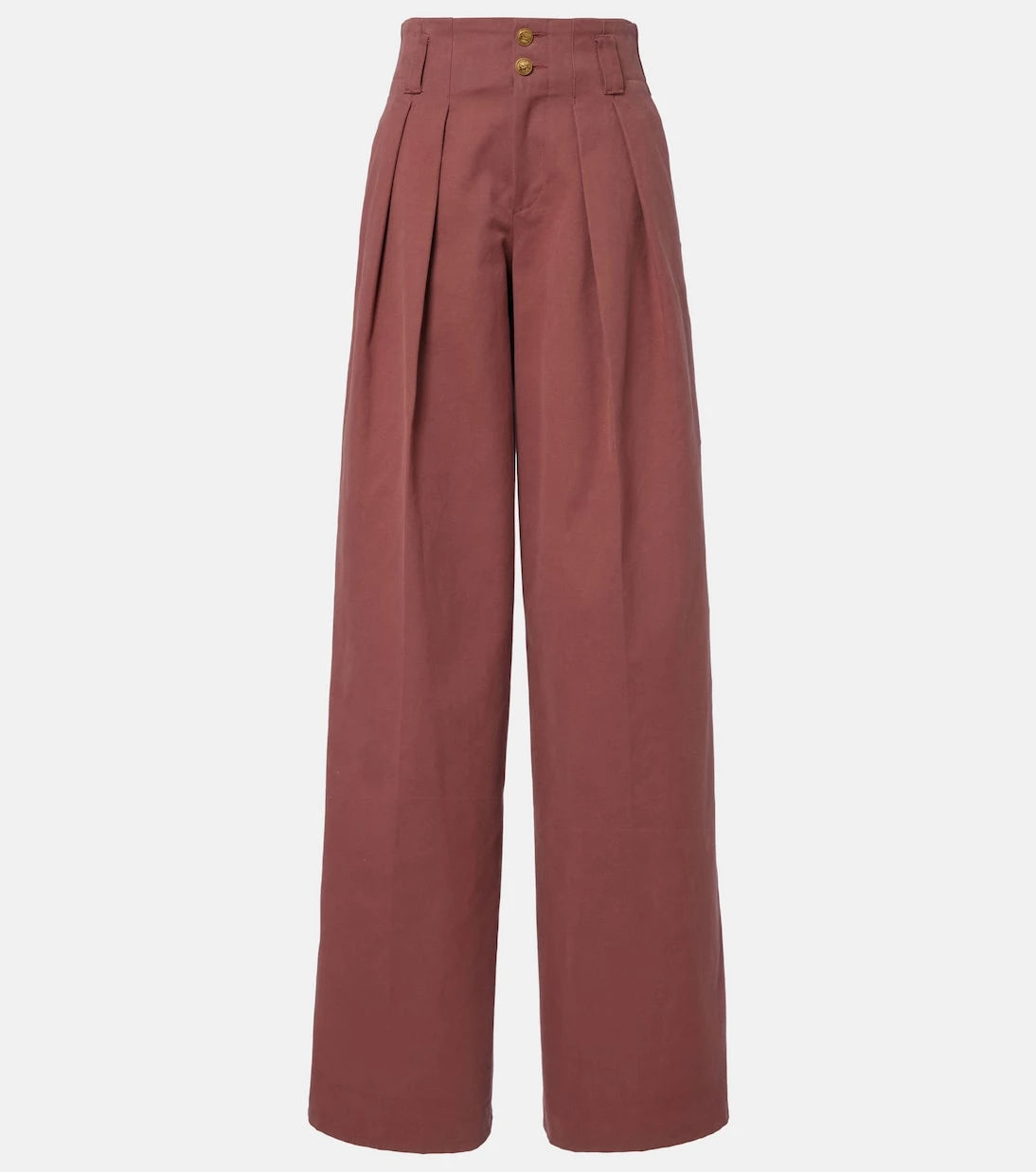 Chloé - Cotton wide-leg pants