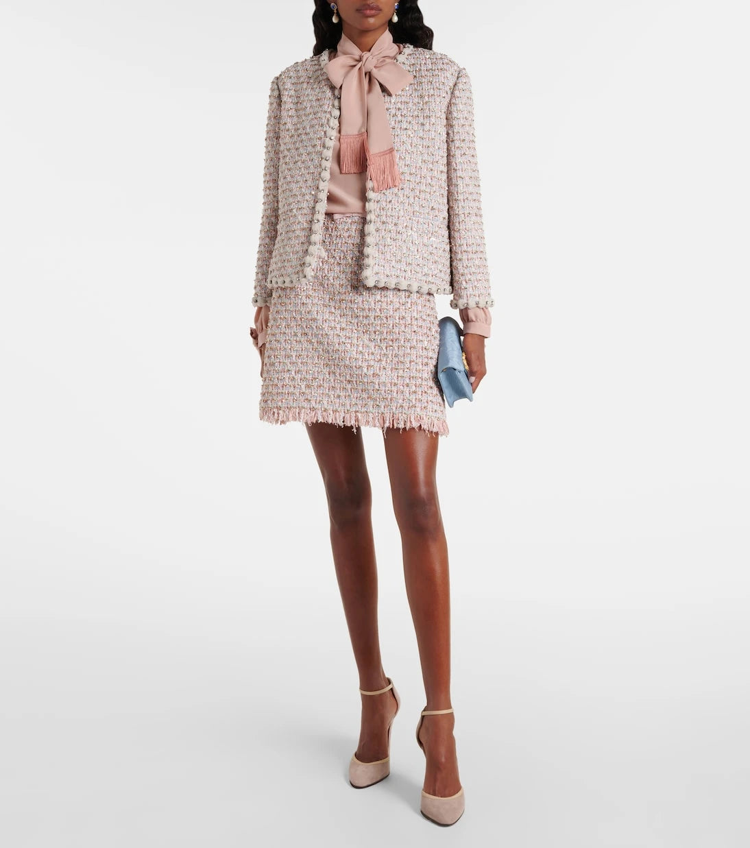Valentino - Bow-detail silk crêpe blouse