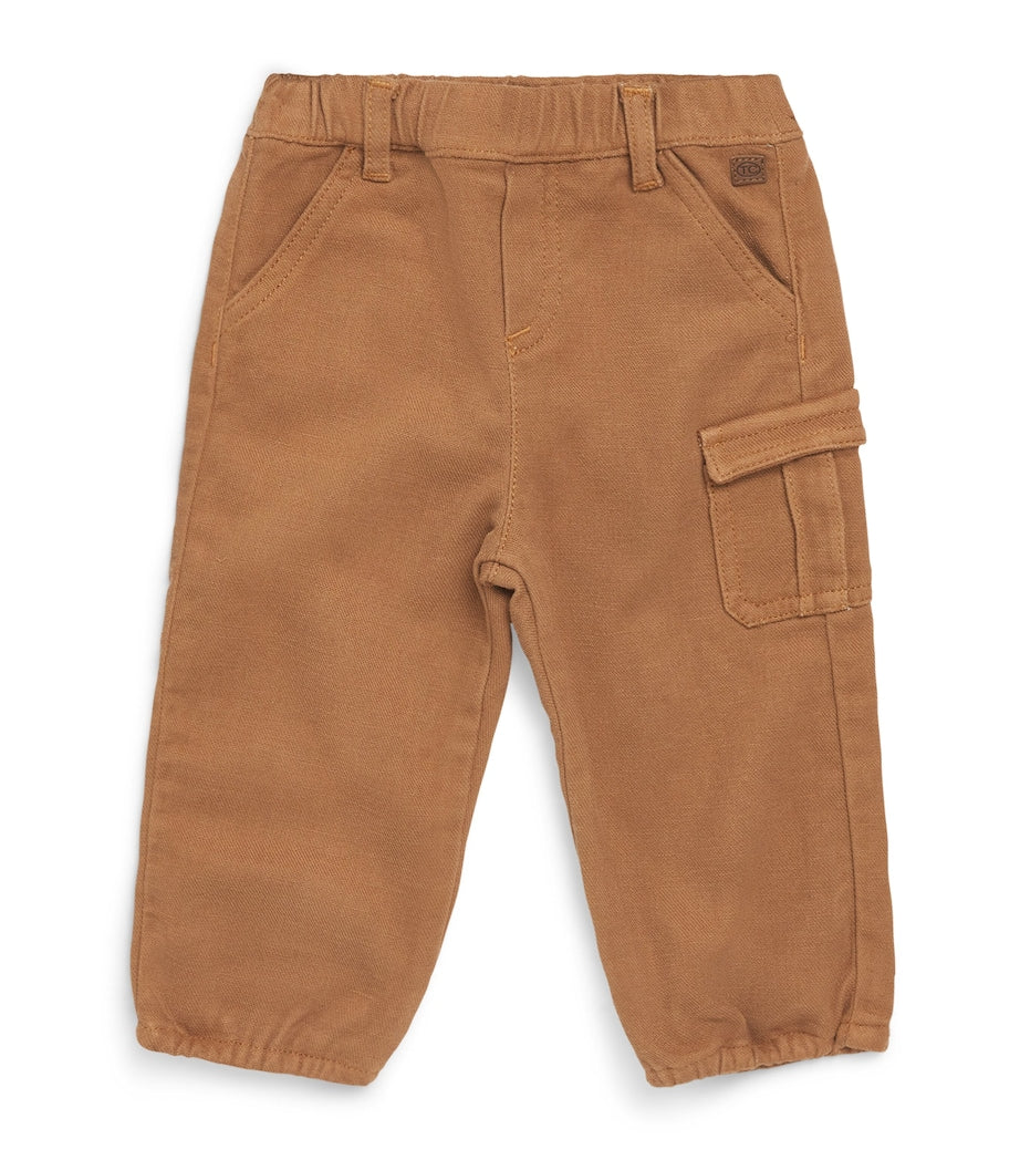Cotton-Blend Cargo Trousers (3-Months-4 Years)
