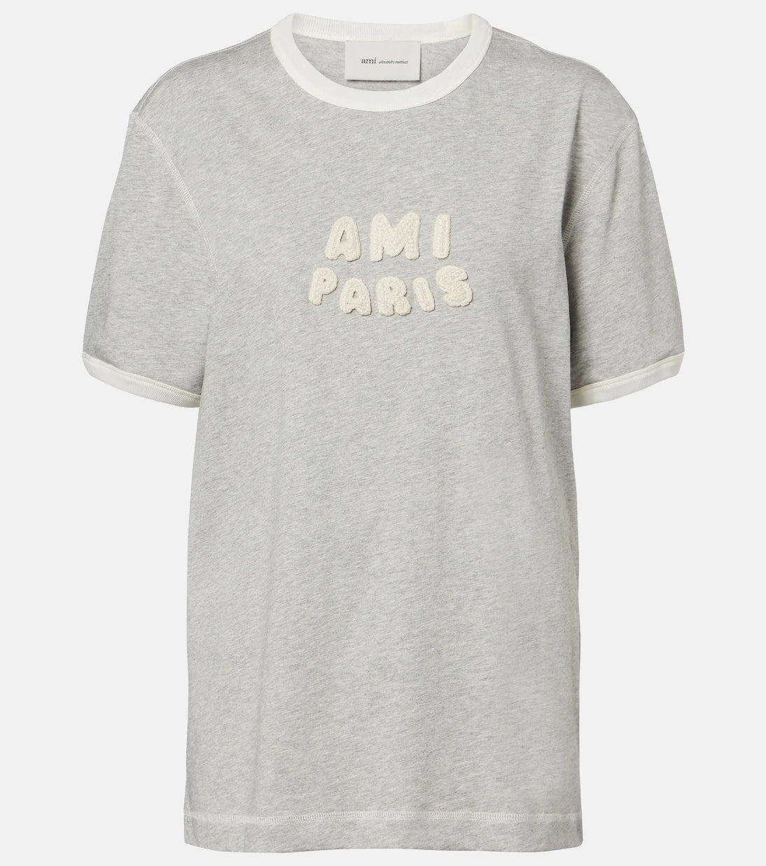 Ami Paris - Logo cotton jersey T-shirt