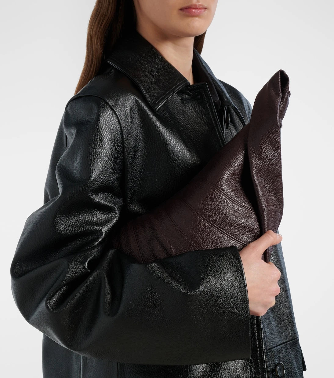 Lemaire - Croissant Medium leather shoulder bag