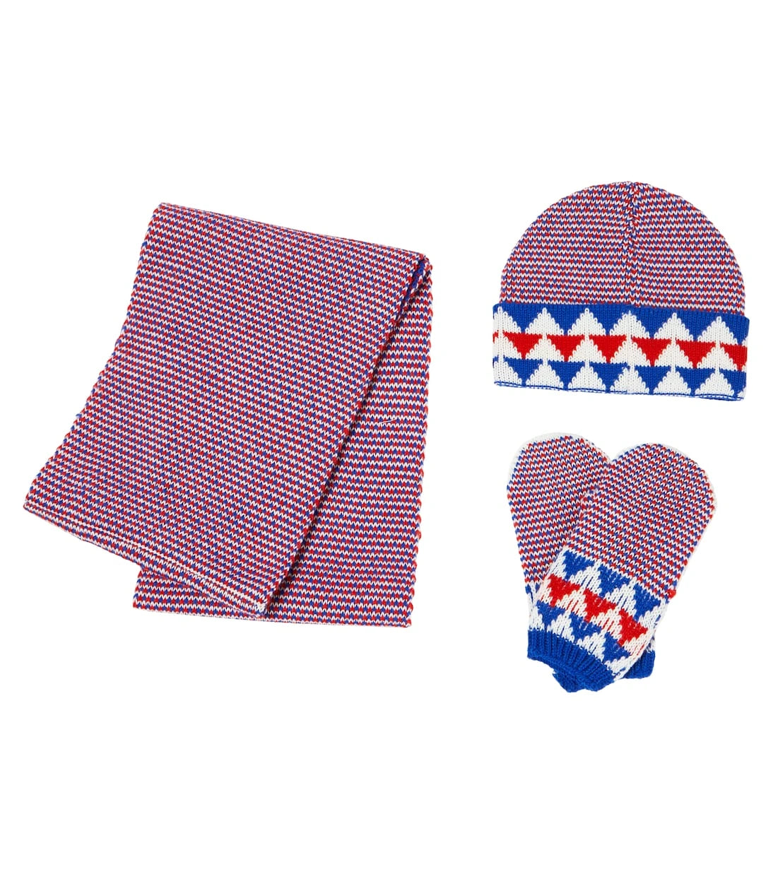 Bobo Choses - Logo beanie, scarf, and mittens set
