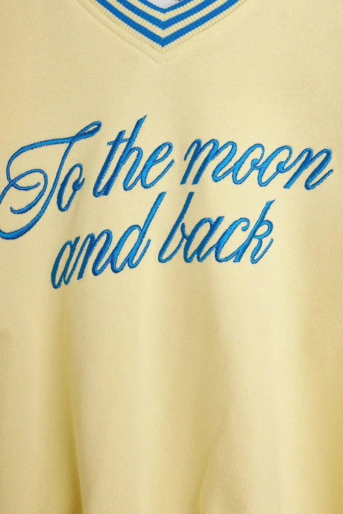Mini Rodini çocuk pamuklu sweatshirt To the moon