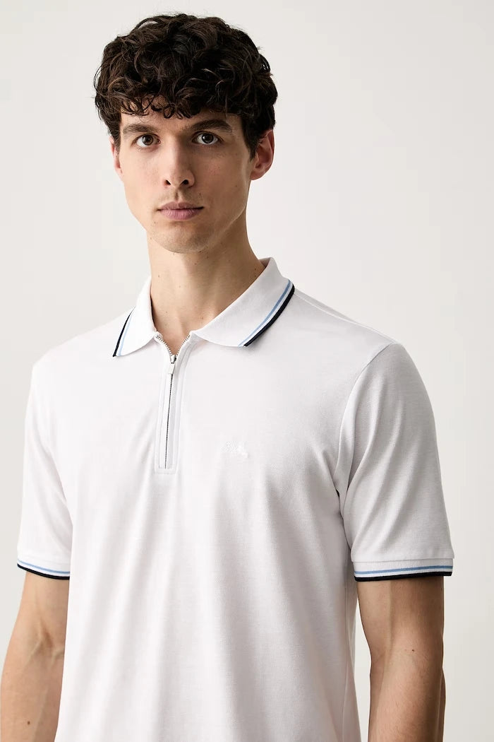 Lindbergh erkek pamuklu polo tişört