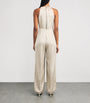 MAX&Co. White Satin Halterneck Jumpsuit