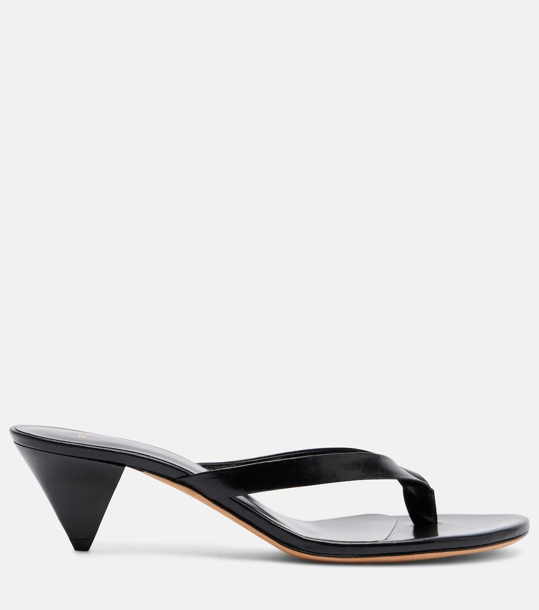 JUDE - Rooty leather thong sandals