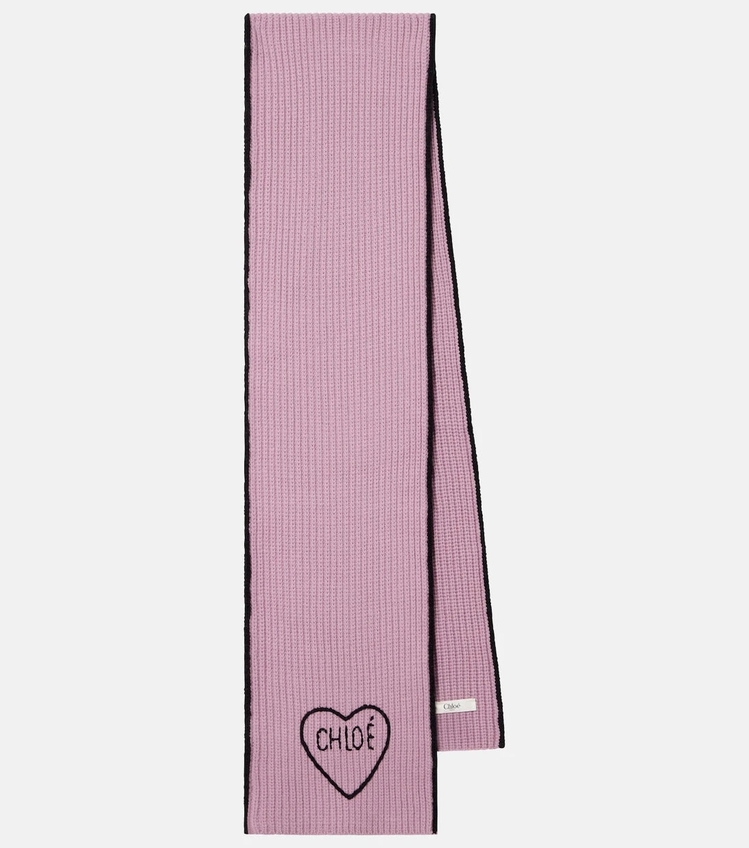 Chloé - Chloé Encœur wool and cashmere scarf