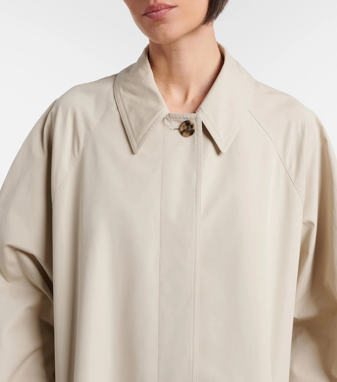 The Row - Amaya belted cotton car coat