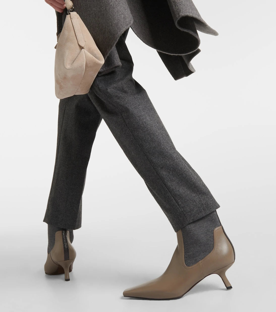 Brunello Cucinelli - Leather ankle boots