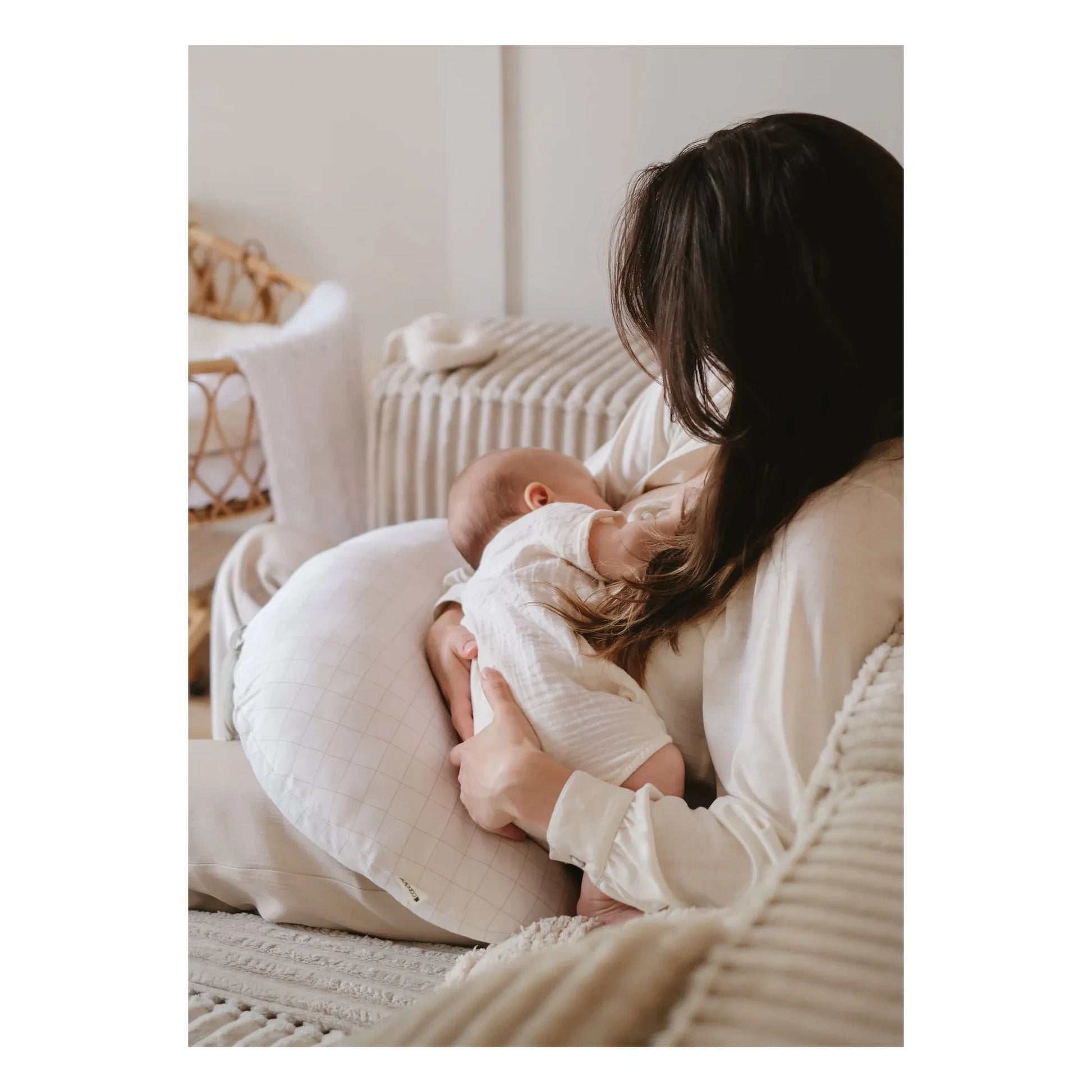 Candide - Nomadic nursing cushion | White