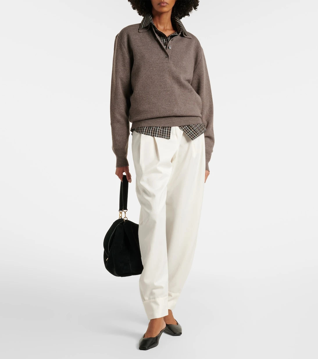 Róhe - Wool and cashmere polo sweater