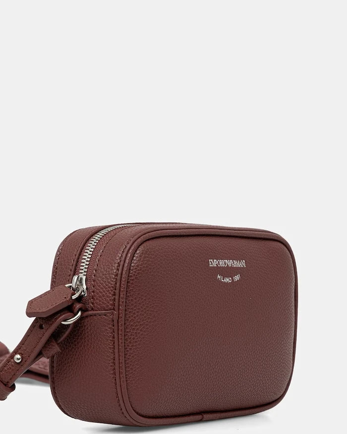 Emporio Armani suni deri çapraz askılı kadın çanta