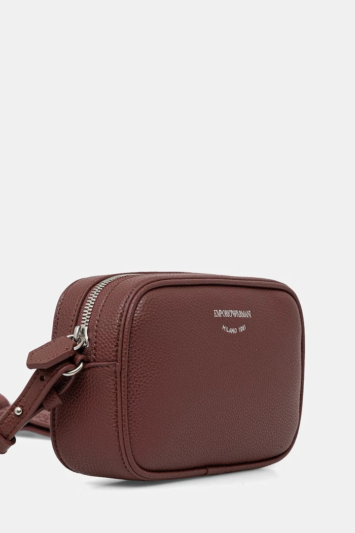 Emporio Armani suni deri çapraz askılı kadın çanta