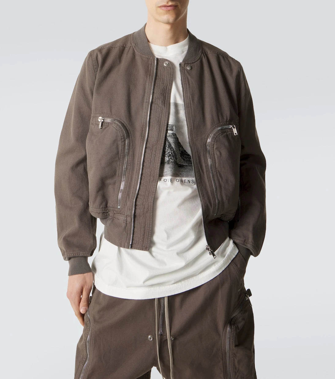 Rick Owens - Cotton bomber jacket