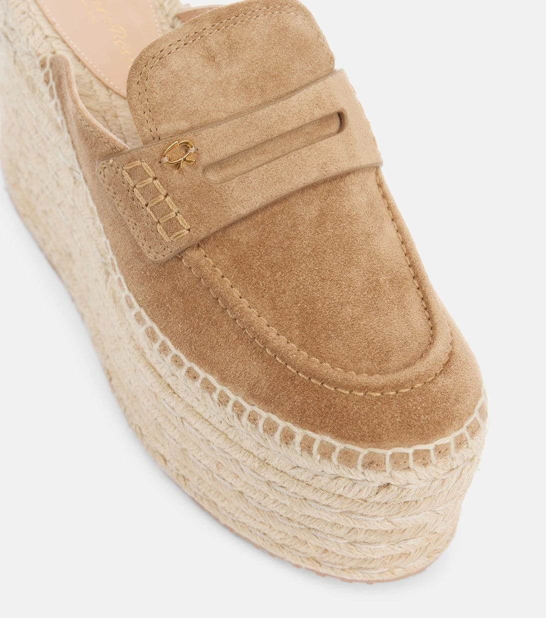 Gianvito Rossi - Suede espadrille wedges