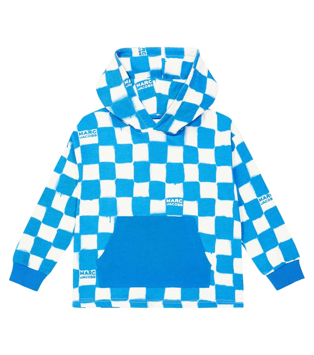 Marc Jacobs Kids - Checked cotton hoodie