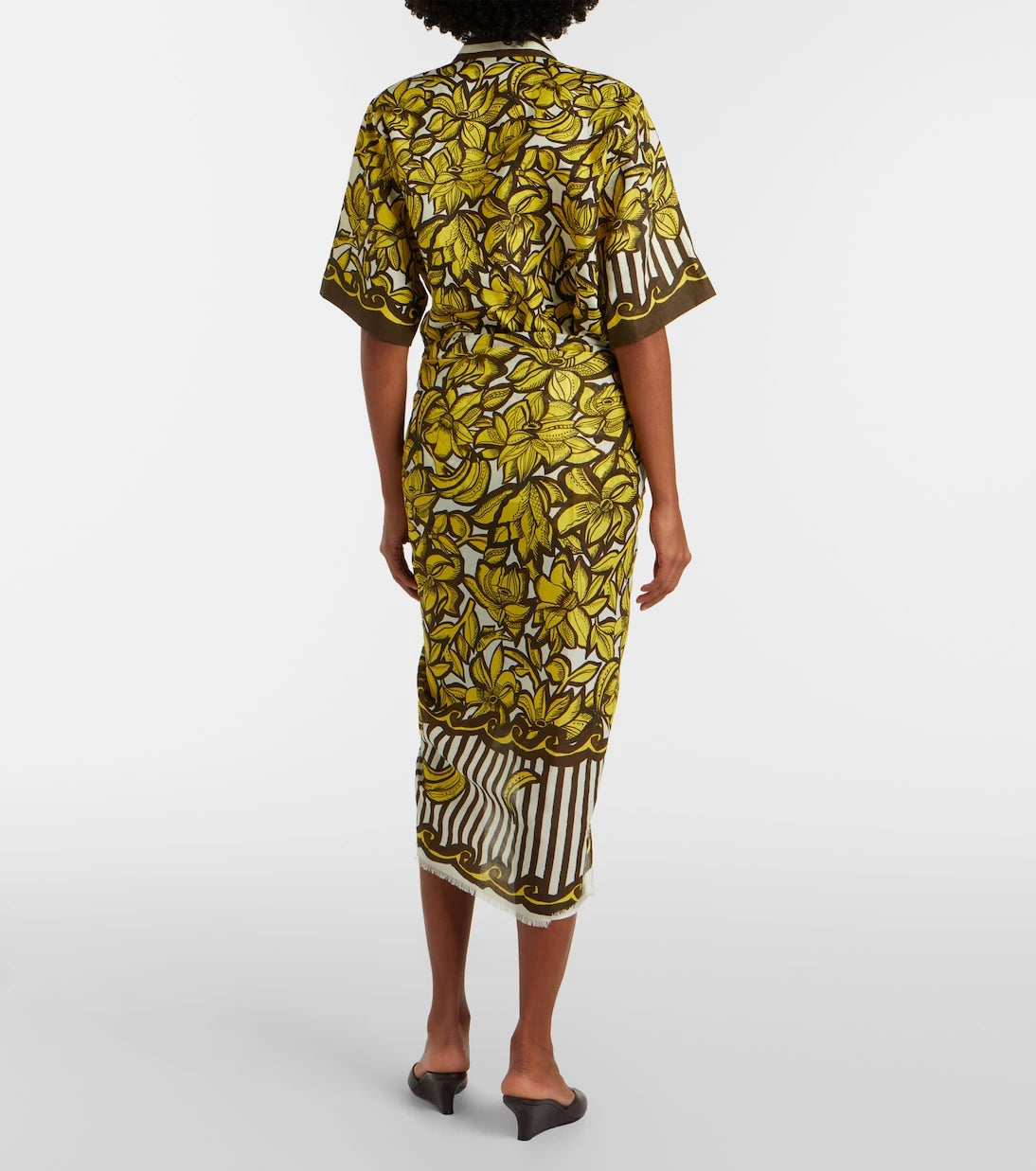 Alémais - Mona floral cotton beach cover-up