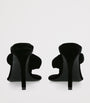 Alaïa Black Velvet Thong Sandals 90