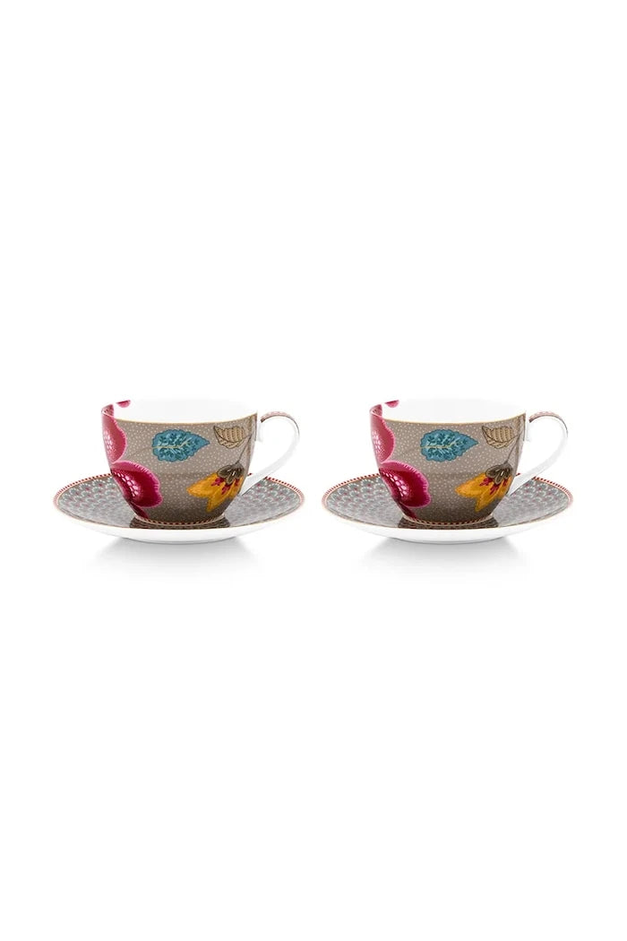 Pip Studio sırlı porselenden 300 ml kahve fincanı seti