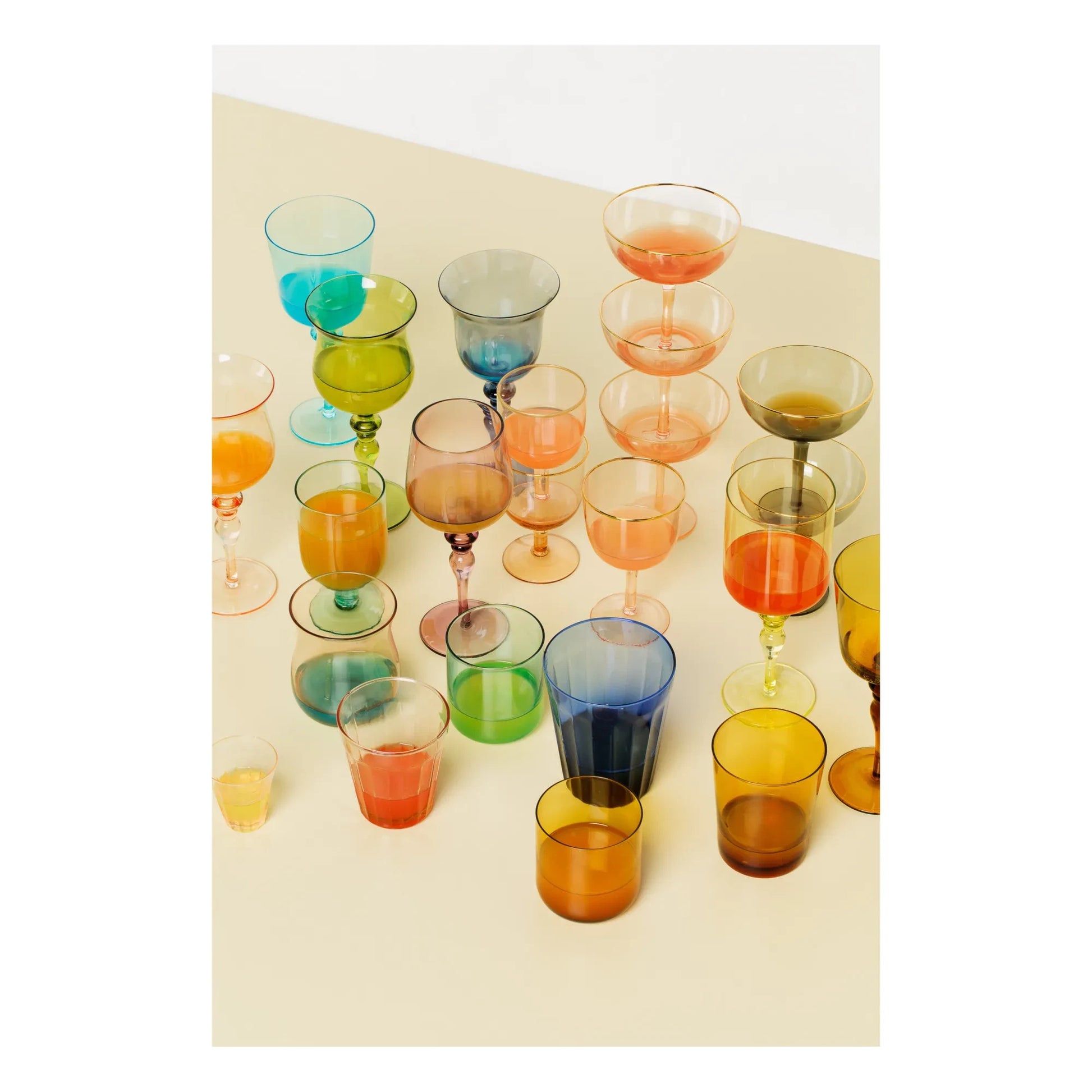 Bitossi - Bloom Wine Glass | Turquoise