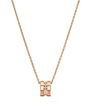 Rose Gold and Diamond Ice Cube Necklace