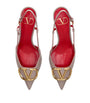 Valentino Garavani Nude VLOGO Slingback Pumps 80