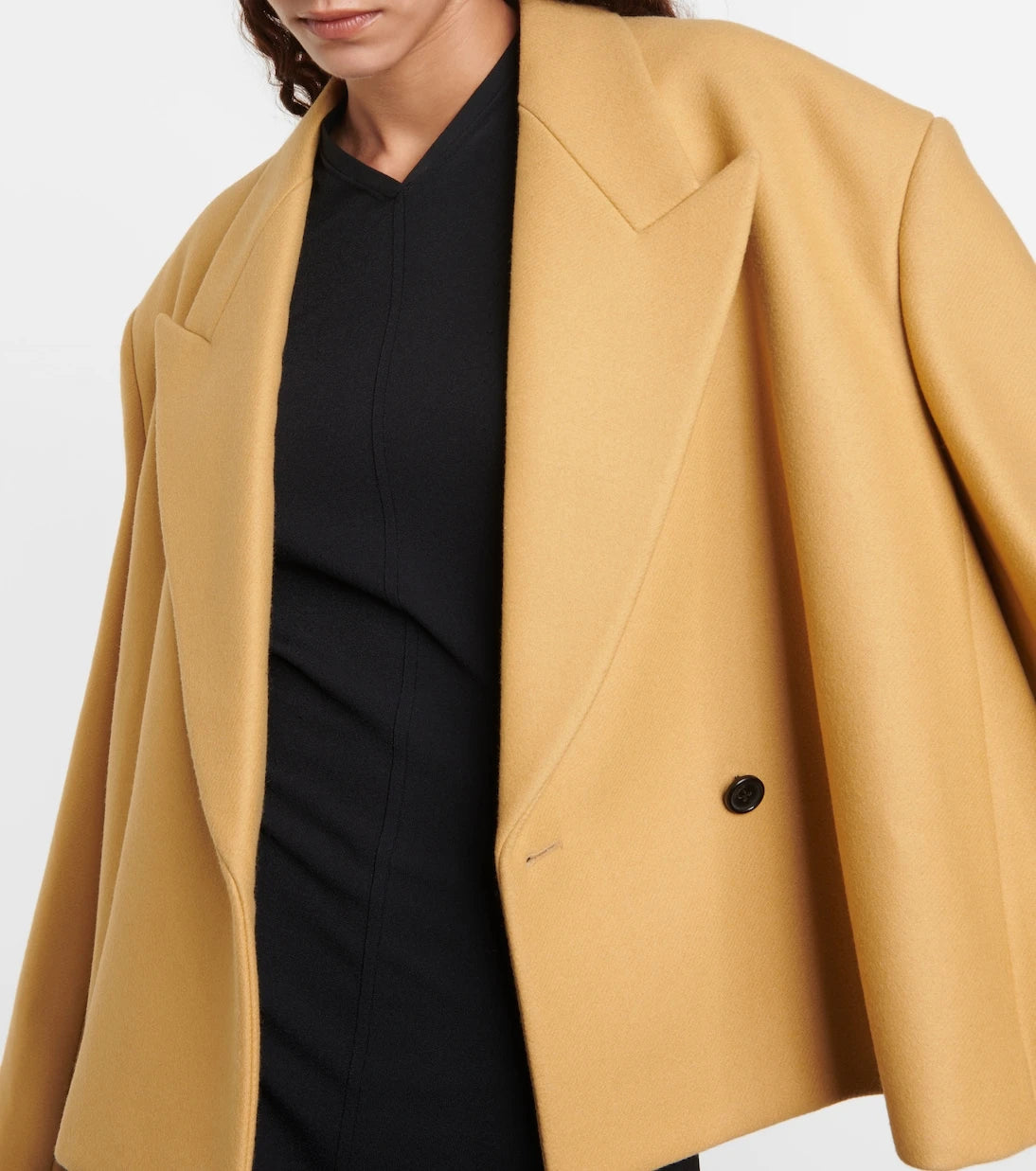 Khaite - Raymond cropped wool-blend jacket