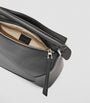 LOEWE Black Small Leather Puzzle Edge Top-Handle Bag