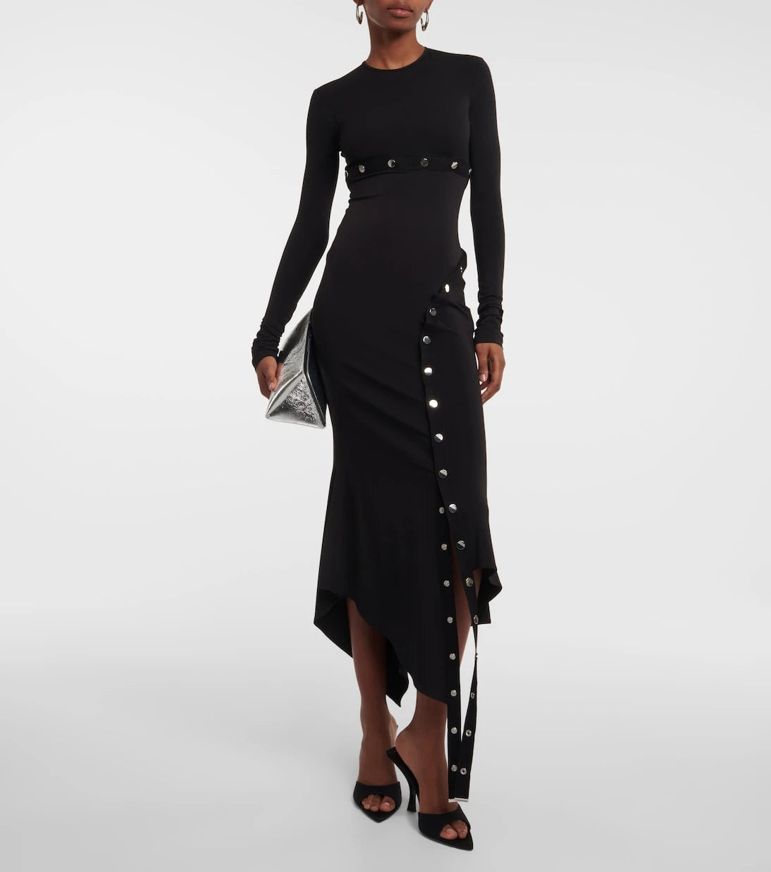 The Attico - Asymmetric midi dress