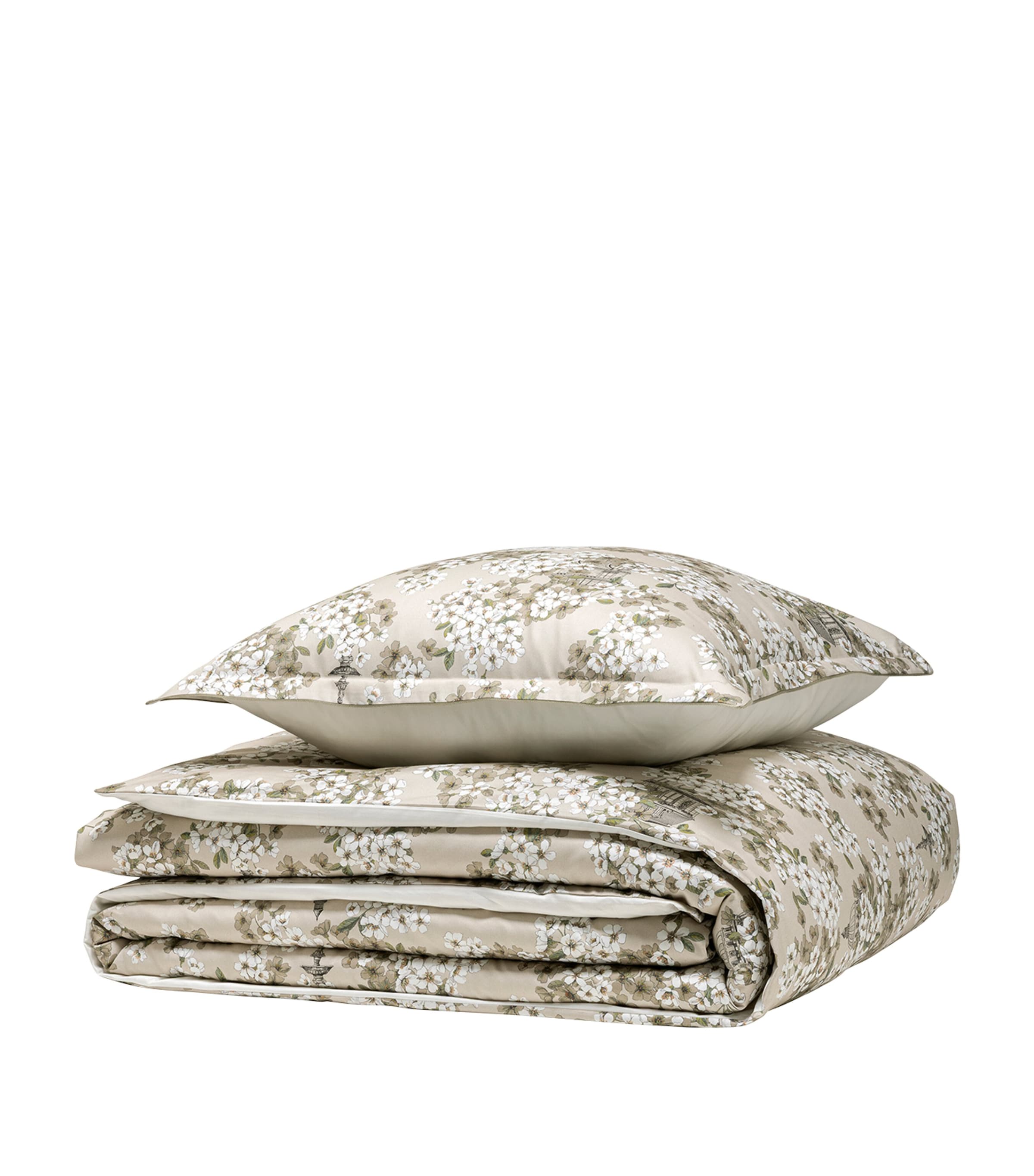 Organic Cotton Opera Super King Duvet Cover (260cm x 220cm)