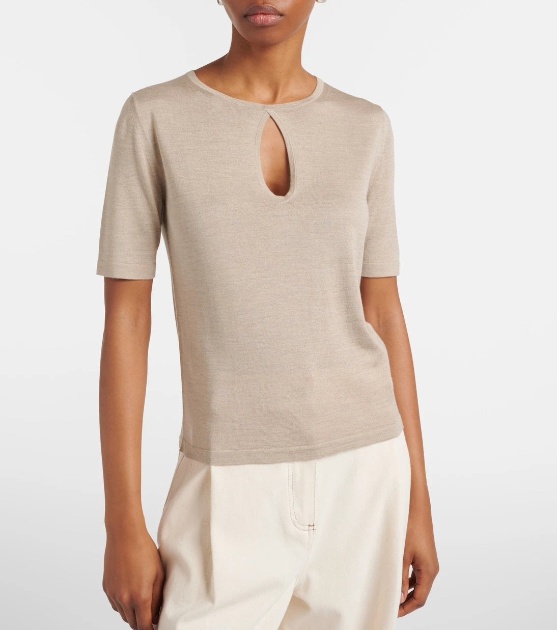 Max Mara - Valido silk and cashmere top