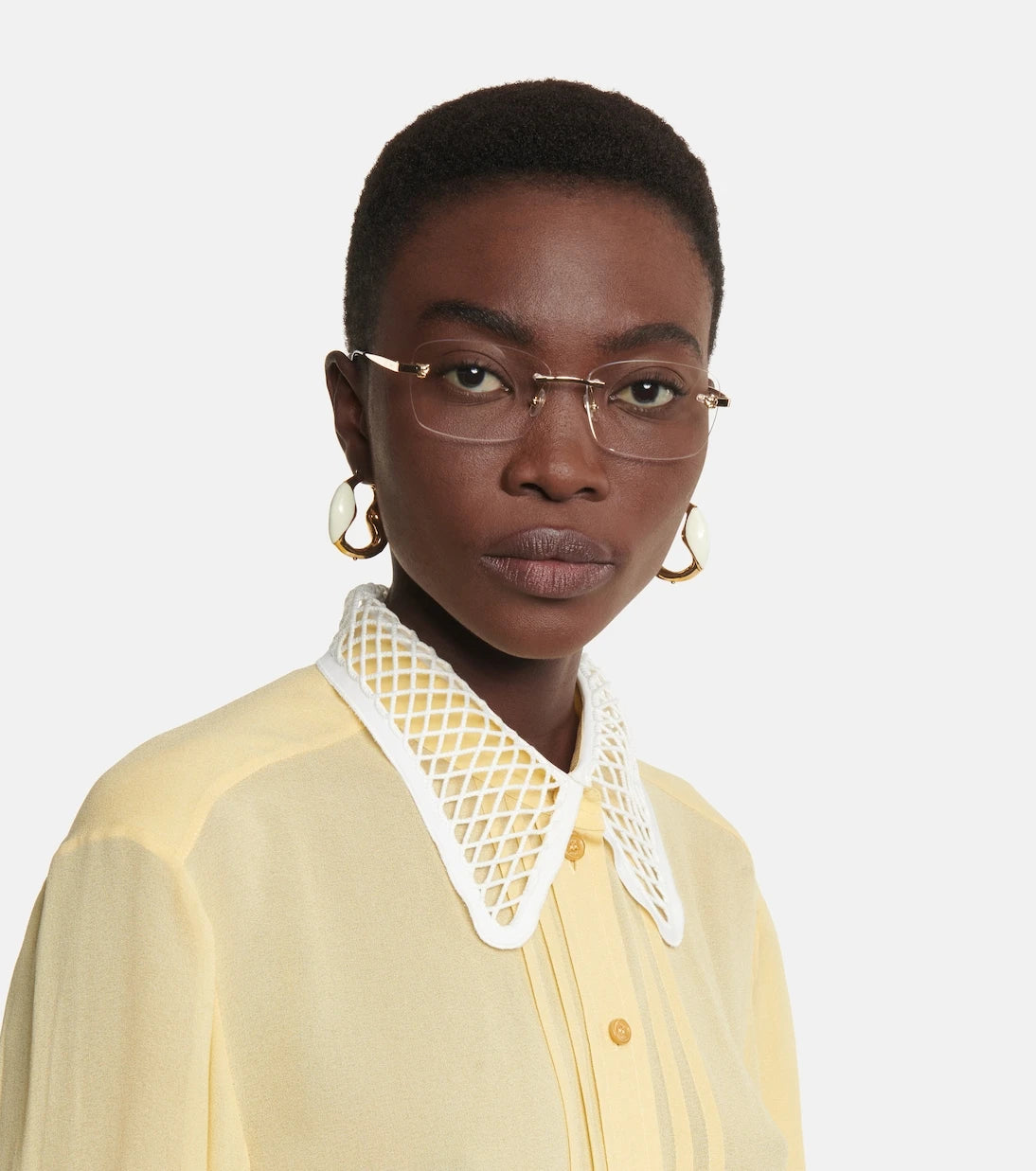 Cartier Eyewear Collection - Panthère de Cartier rectangular glasses