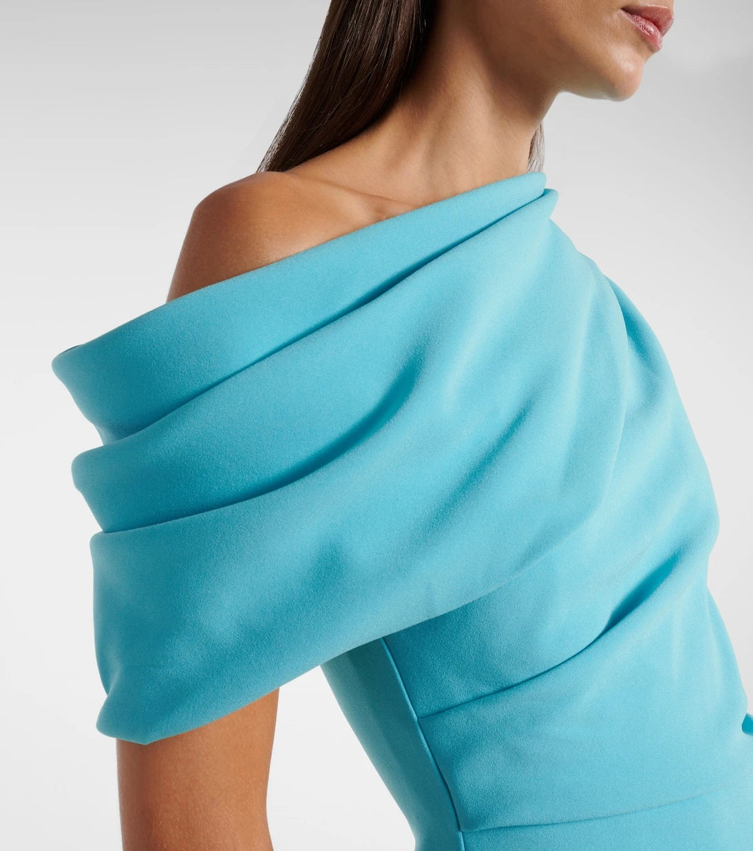 Roksanda - Maite caped crêpe midi dress