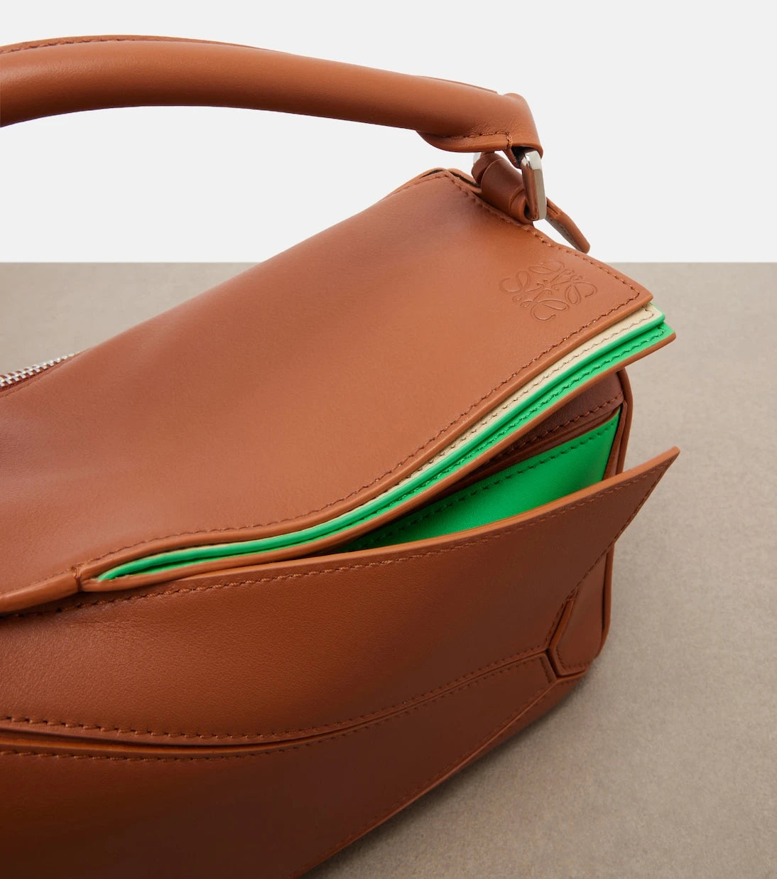 Loewe - Puzzle Small layered top-handle bag