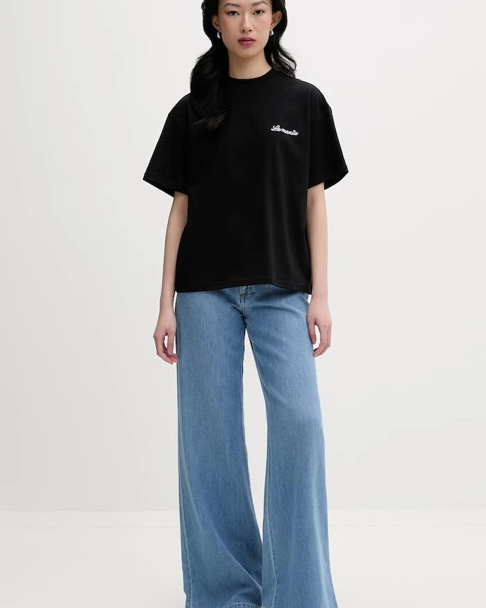 La Mania oversized kadın pamuklu tişört CARENA