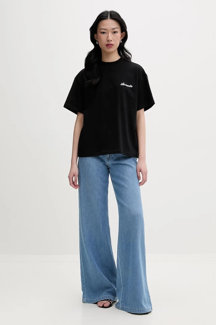 La Mania oversized kadın pamuklu tişört CARENA